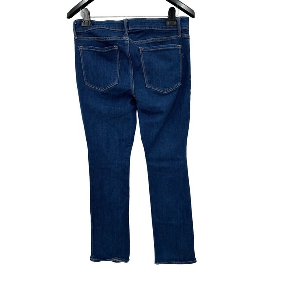 Old Navy Jeans 12 Women's Mid Rise Boot-Cut Dark Wash Stretch - Picture 4 of 5